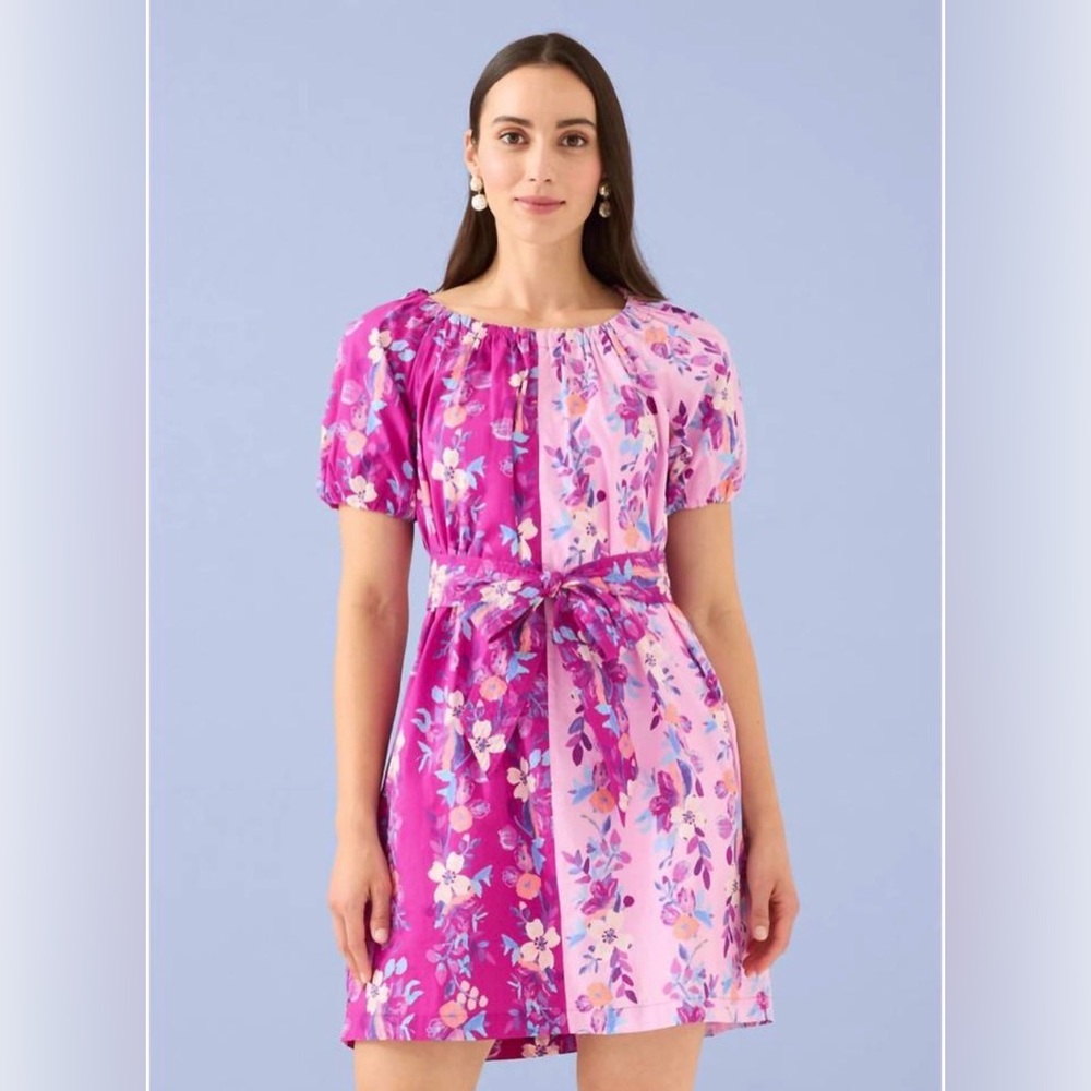 Alivia April Dress pink floral XS